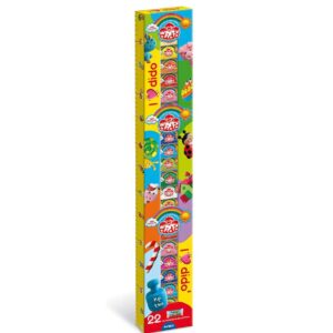 Didò Infinity – Set Pasta Modellabile 1,1 kg con 12 Colori Classici e 10 Glitterati