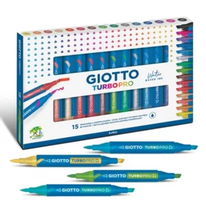 Giotto Turbo Pro – Astuccio 30 Pennarelli Doppia Punta